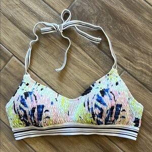 Victoria Secret Floral Multicolor Bikini Top